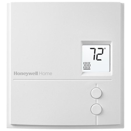 HONEYWELL NonProgrammable Thermostat, 3000 W RLV3150A1004/E